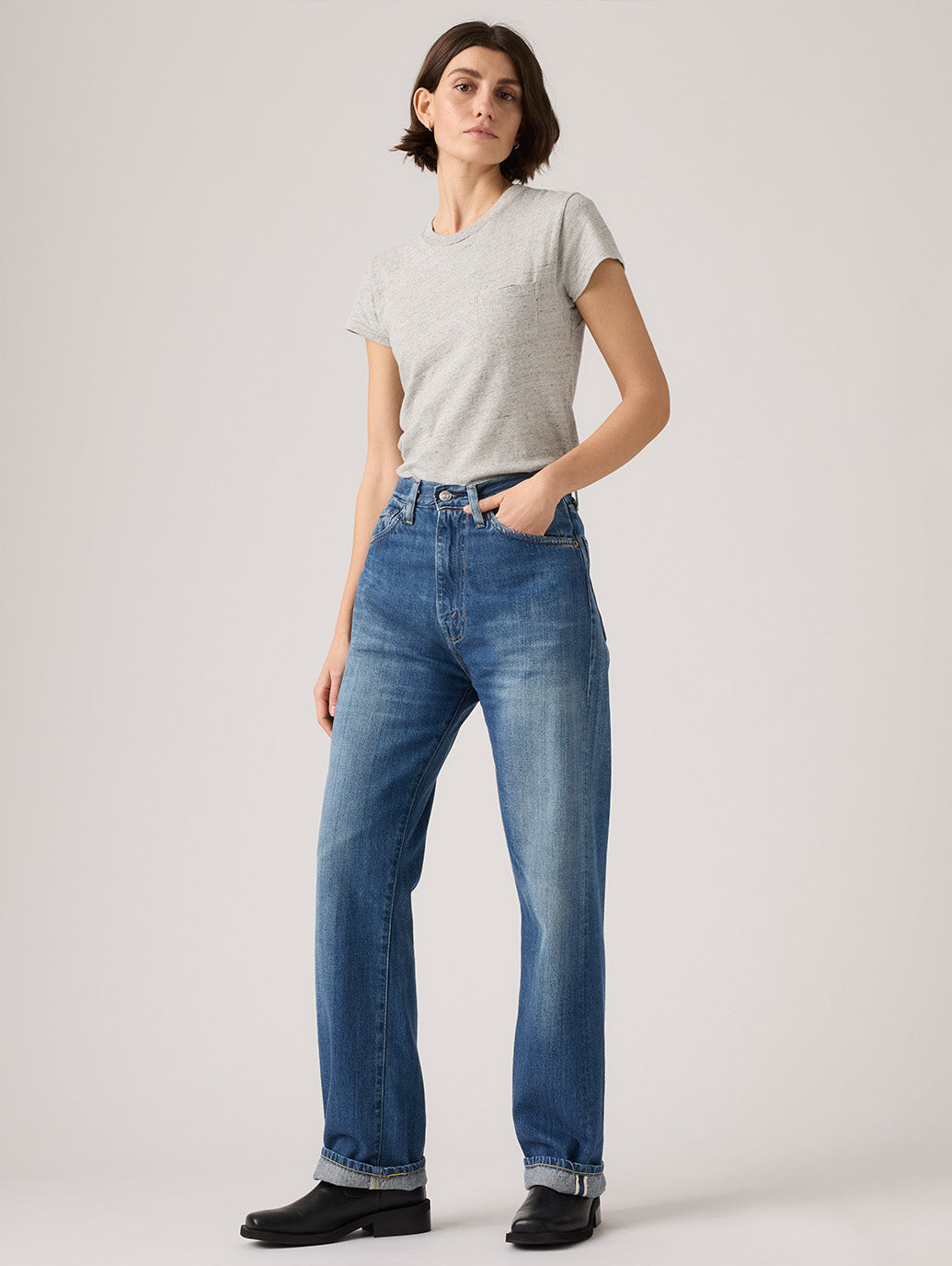 LEVI'S® VINTAGE CLOTHING 1950'S 701 ジーンズ ミディアムインディゴ