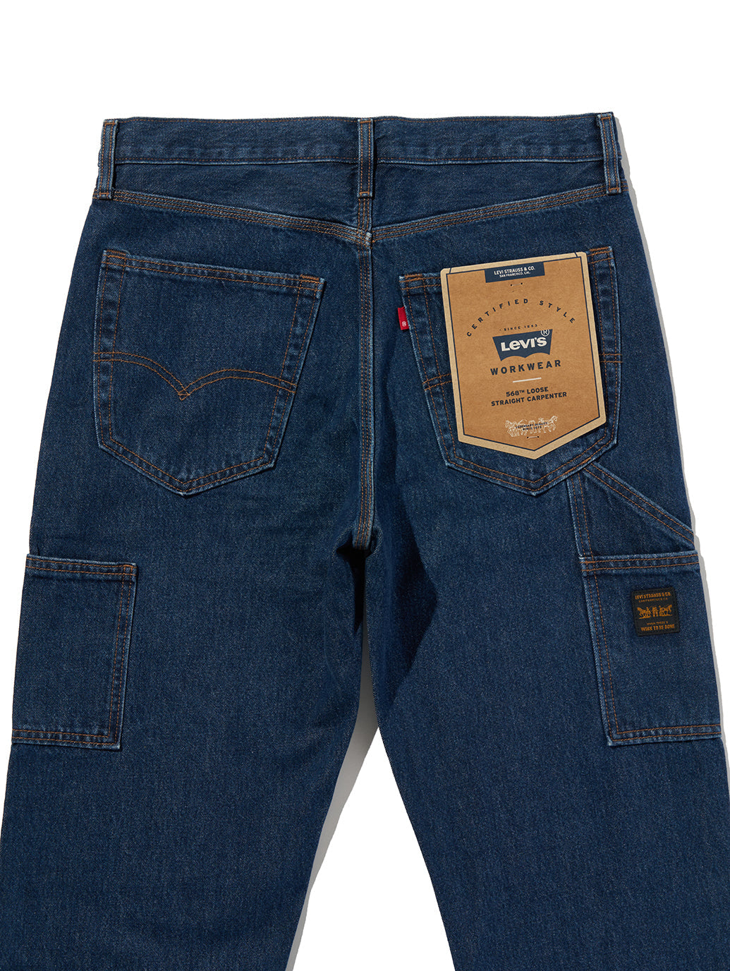 WORKWEAR 568™ ルーズストレート カーペンタージーンズ ダークインディゴ