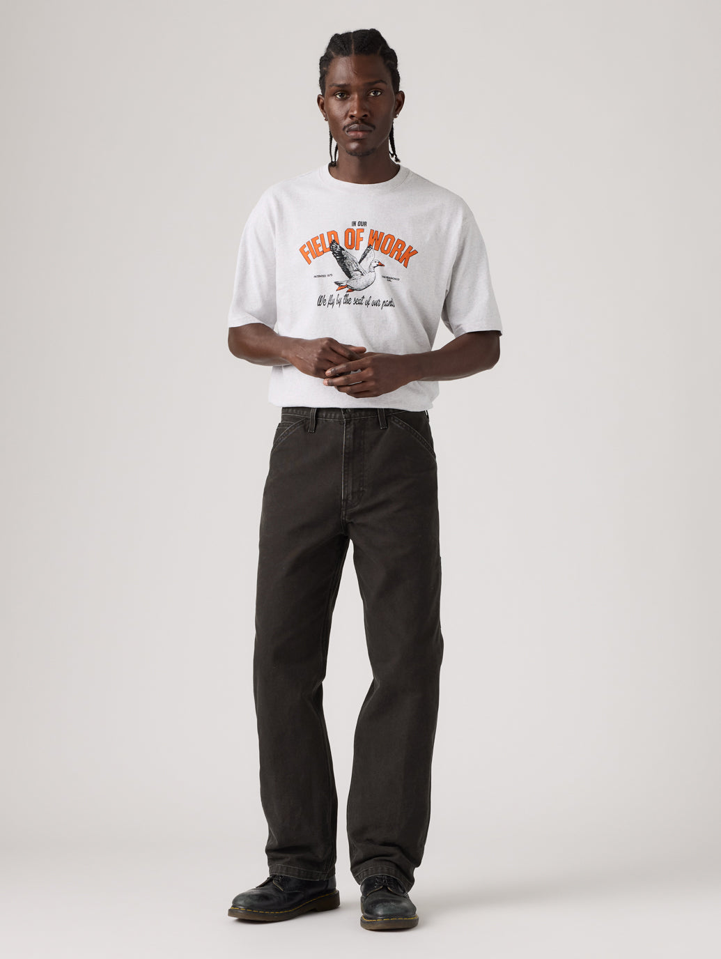 WORKWEAR 568™ ルーズストレート カーペンターパンツ ブラック