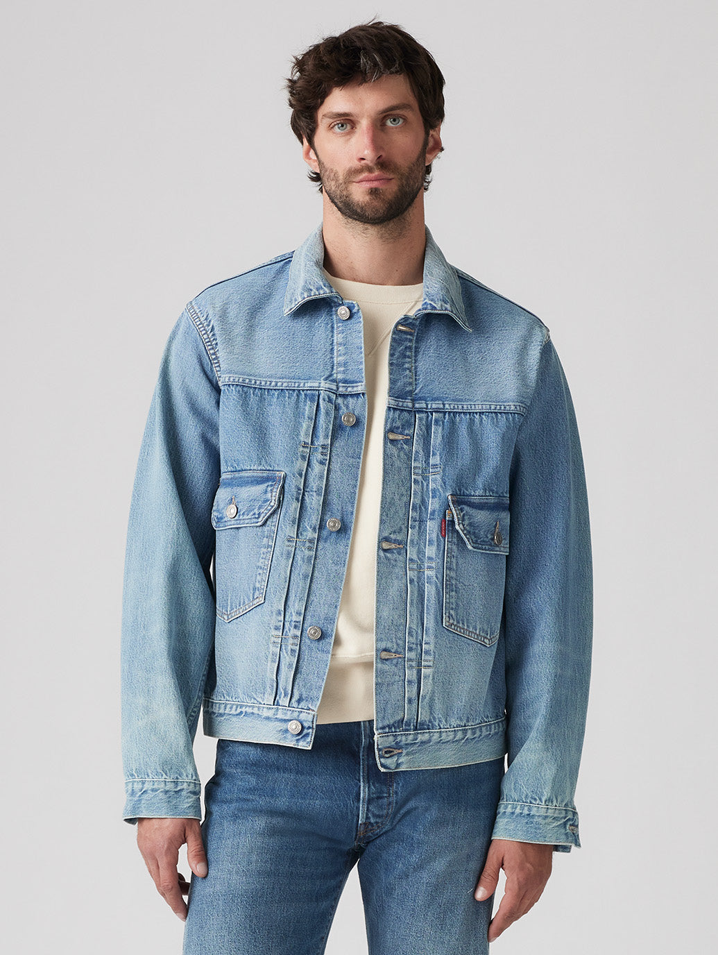 LEVI'S® VINTAGE CLOTHING 1953 TYPEⅡ トラッカージャケット ミディアムインディゴ 