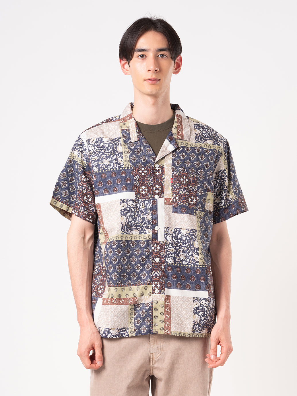 サンセット キャンプシャツ 