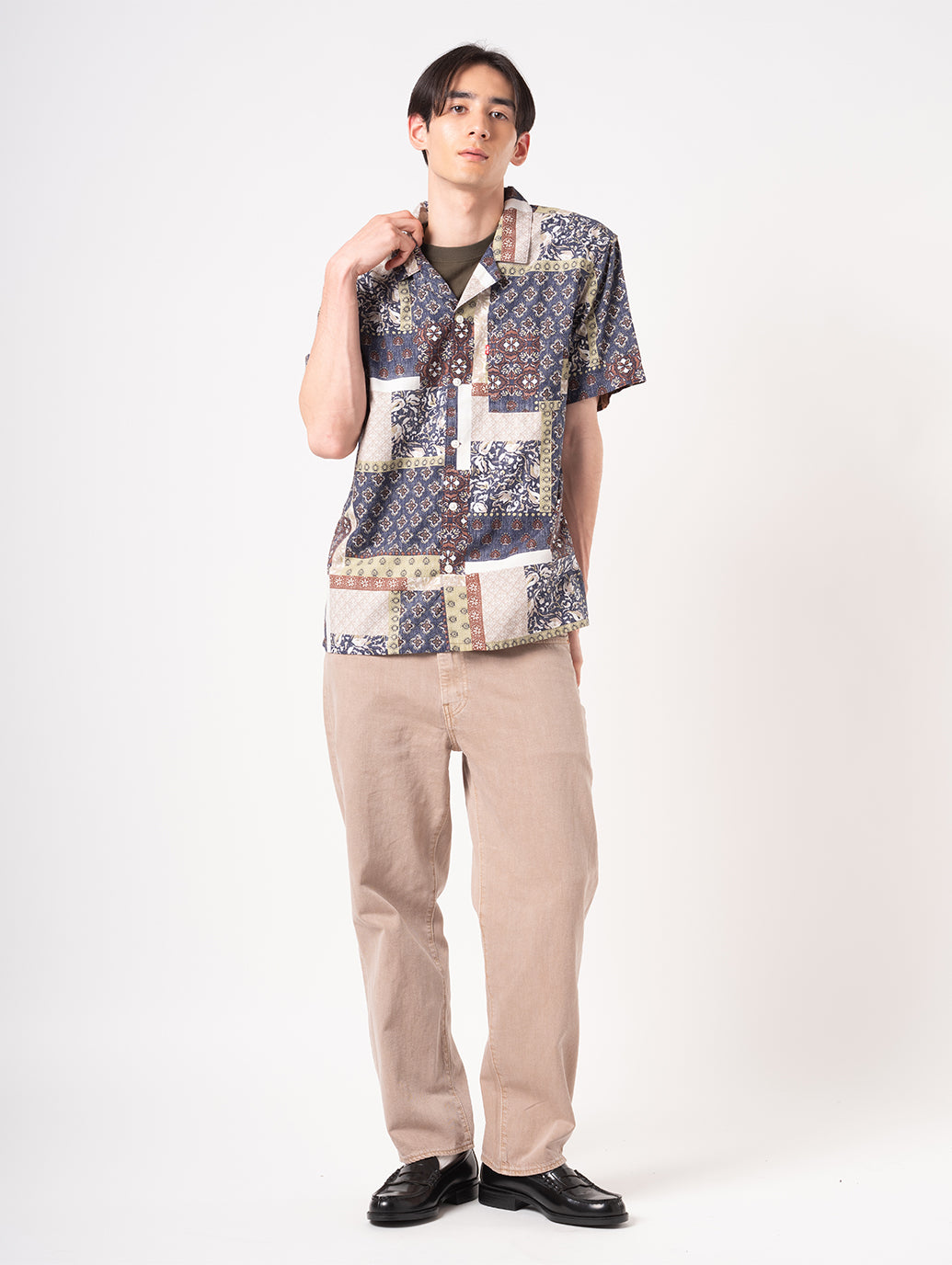 サンセット キャンプシャツ 