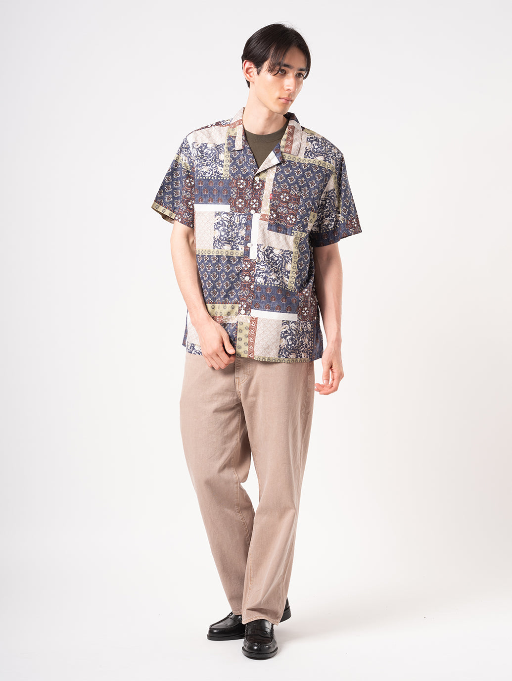 サンセット キャンプシャツ 