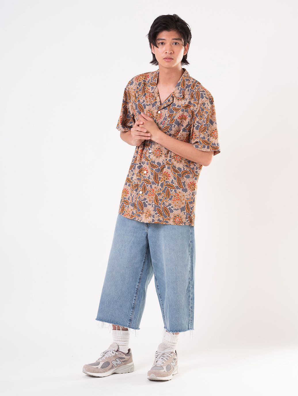 サンセット キャンプシャツ 