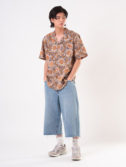 サンセット キャンプシャツ 