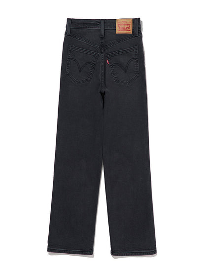 RIBCAGE ストレートジーンズ ブラック