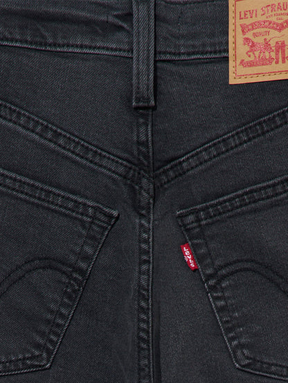 RIBCAGE ストレートジーンズ ブラック