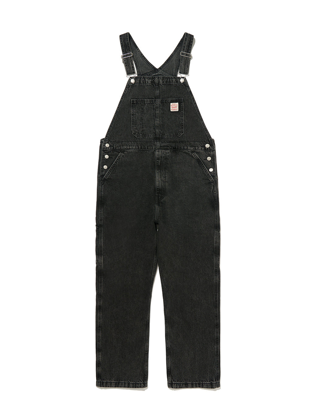 オーバーオール ブラック DARKLY WASH OVERALL 