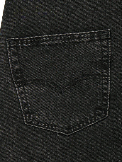 オーバーオール ブラック DARKLY WASH OVERALL 