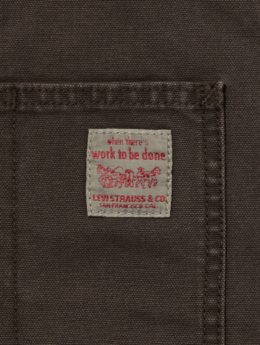 WORKWEAR オーバーオール ブラウン