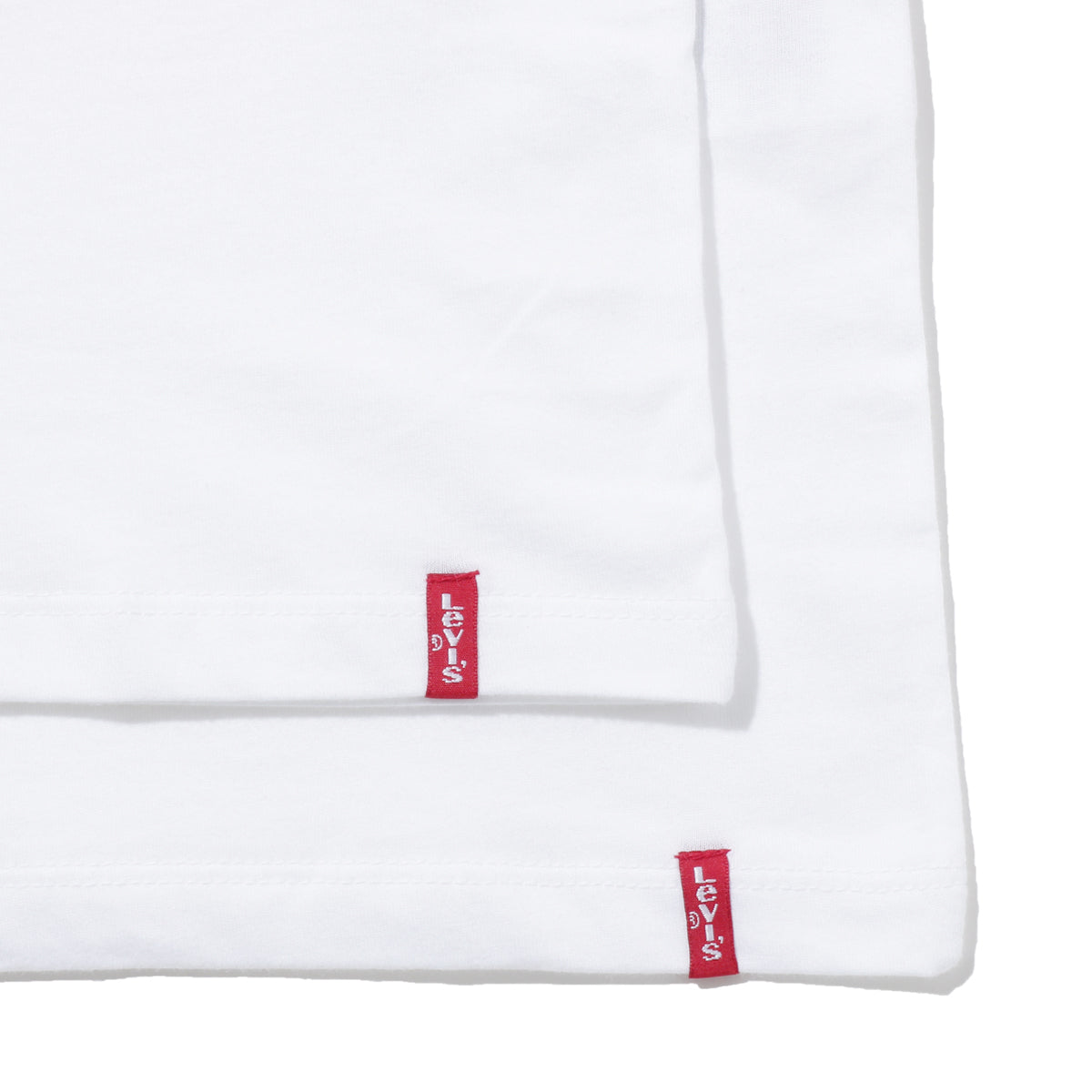 スリム2パックTシャツ WHITE + 