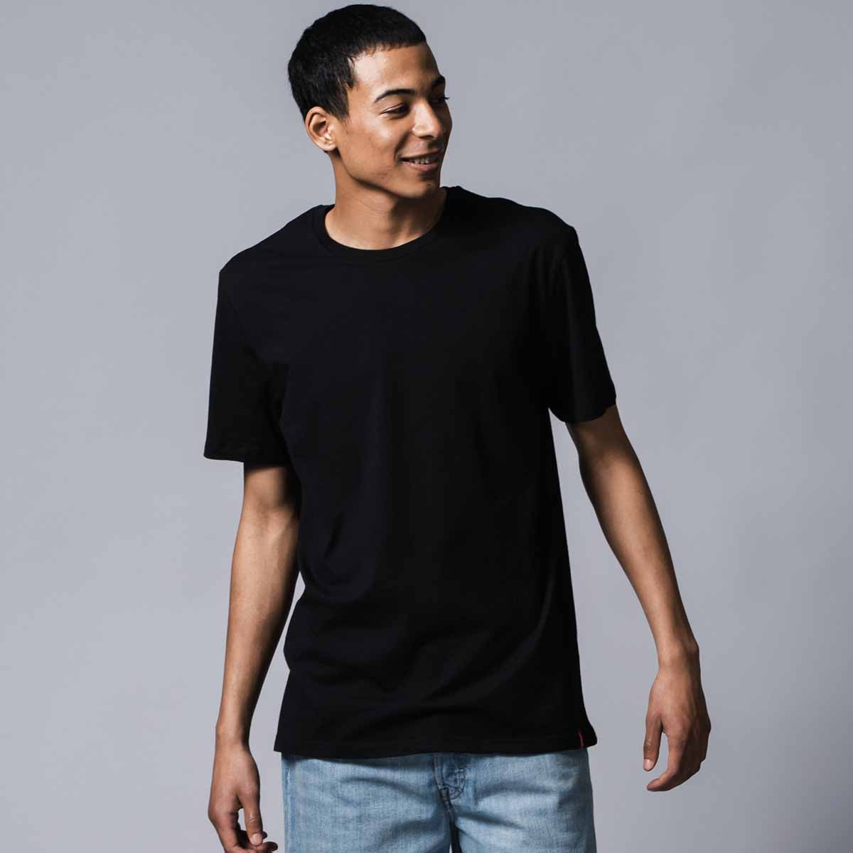 スリム2パックTシャツ BLACK + 