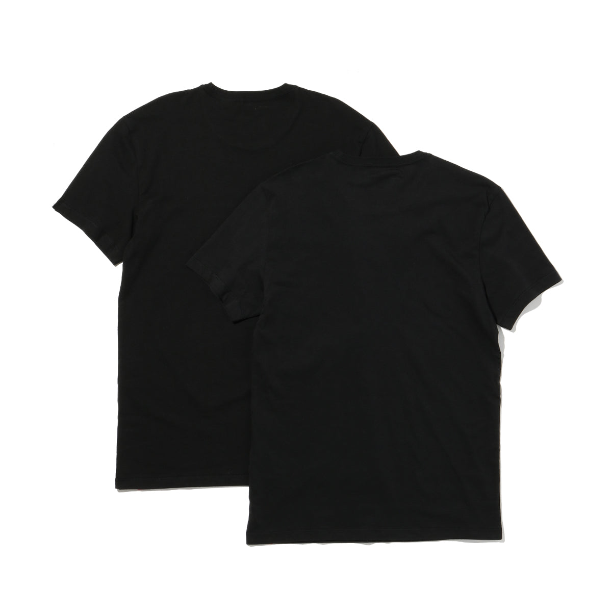 スリム2パックTシャツ BLACK + 