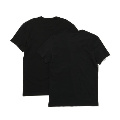 スリム2パックTシャツ BLACK + 