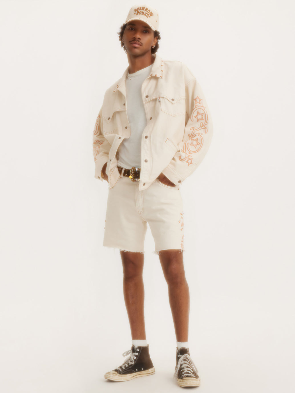 PRIDE COLLECTION 501®93 ショーツ ホワイト – リーバイス®公式 