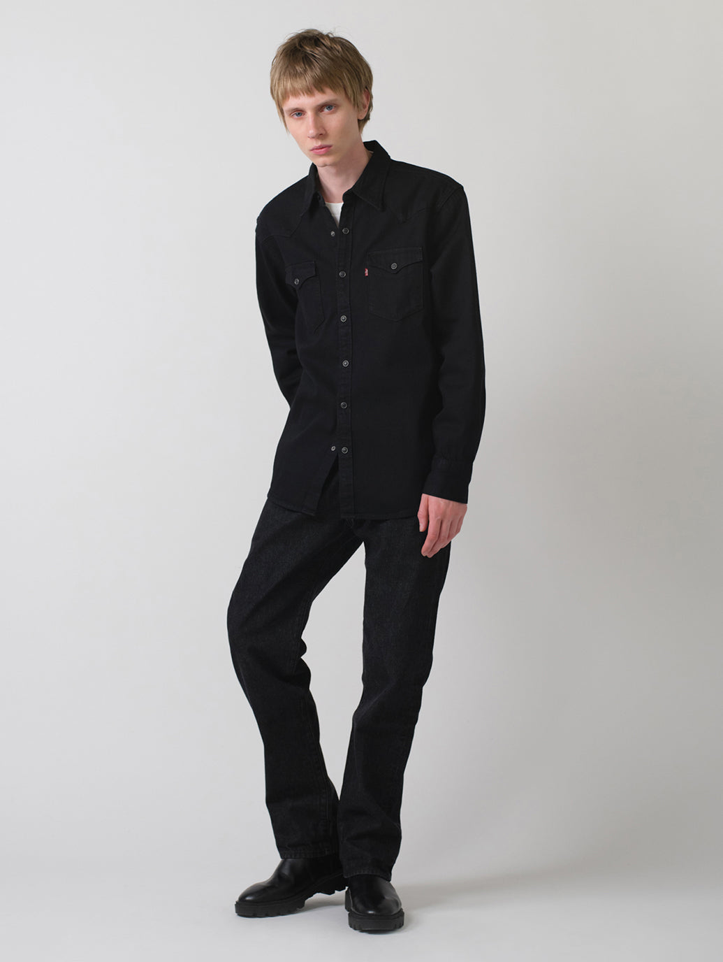 k2106Levi's バーストゥ ウエスタンシャツ ブラックデニム XL BARSTOW ウエスタンシャツ – リーバイス®公式オンラインストア