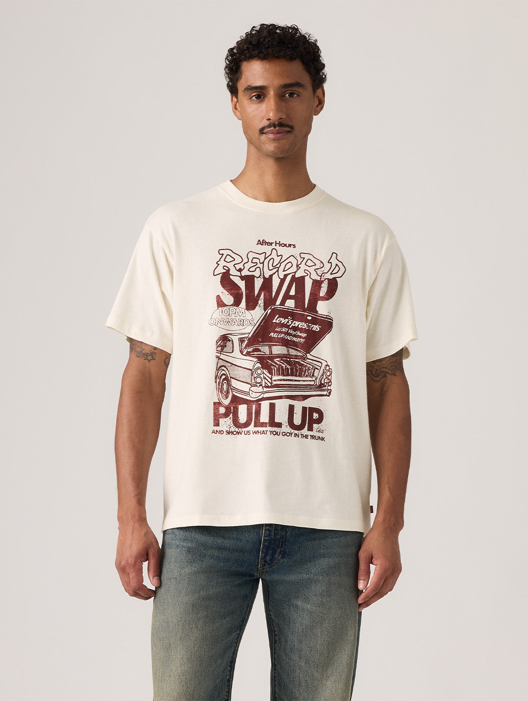 ヴィンテージフィット グラフィックTシャツ