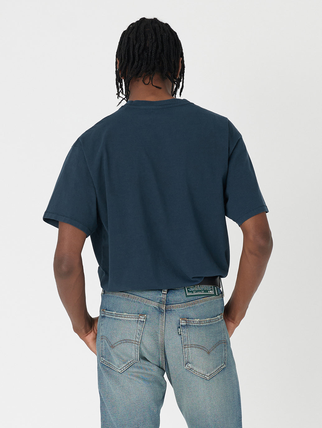 RED TAB ヴィンテージ Tシャツ ブルー GARMENT DYE DRESS BLUES 