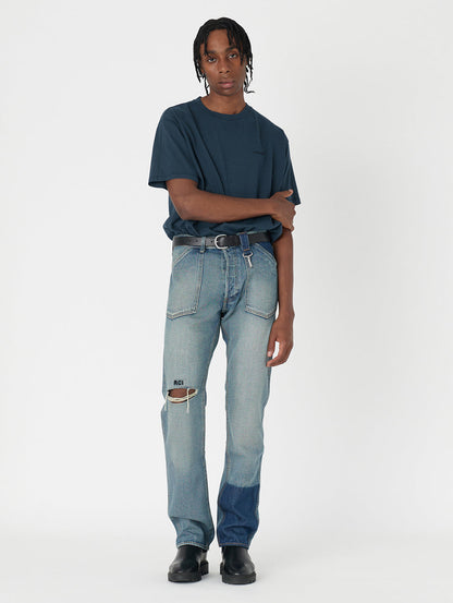 RED TAB ヴィンテージ Tシャツ ブルー GARMENT DYE DRESS BLUES 