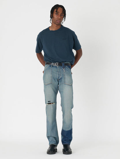 RED TAB ヴィンテージ Tシャツ ブルー GARMENT DYE DRESS BLUES 