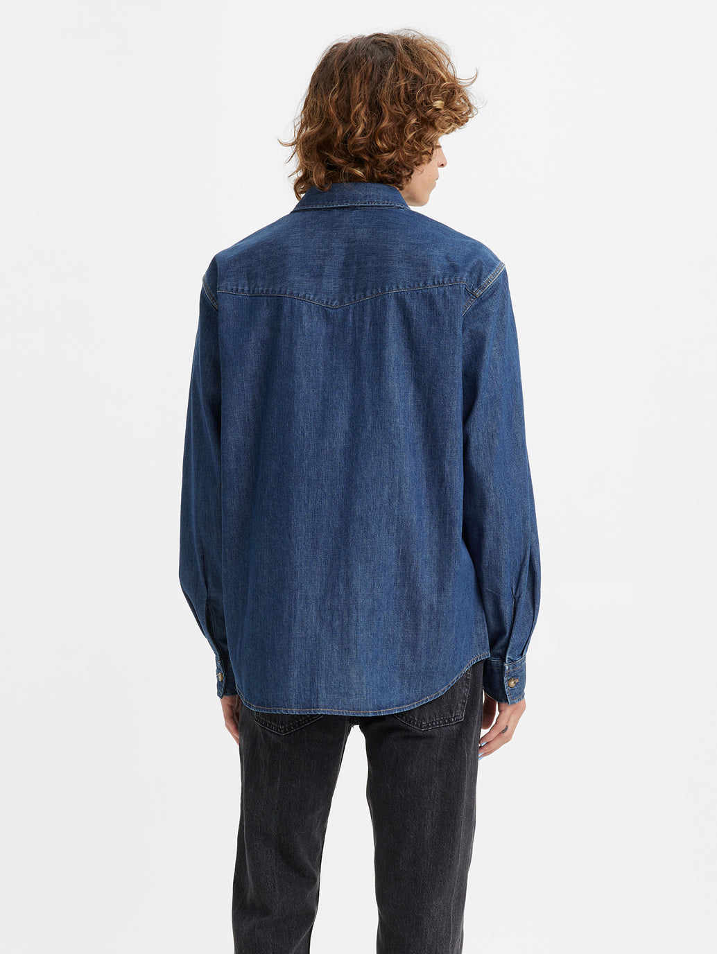 リラックスフィット ウエスタンシャツ