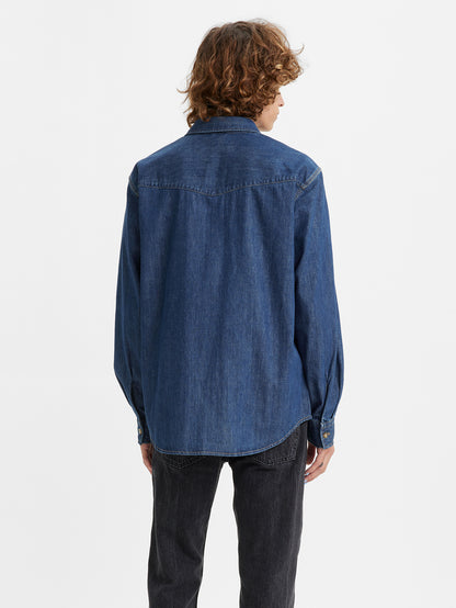 リラックスフィット ウエスタンシャツ