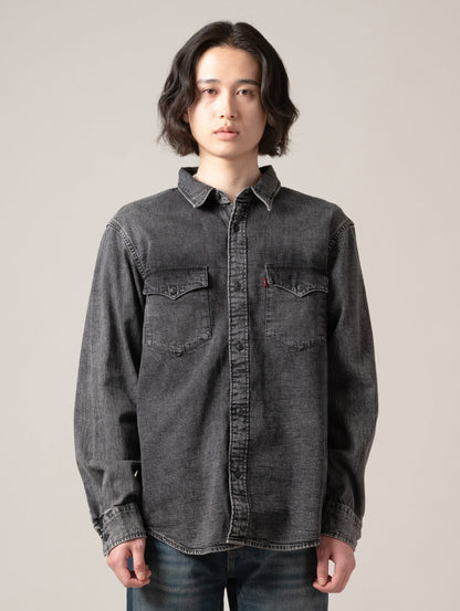 リラックスフィット ウエスタンシャツ