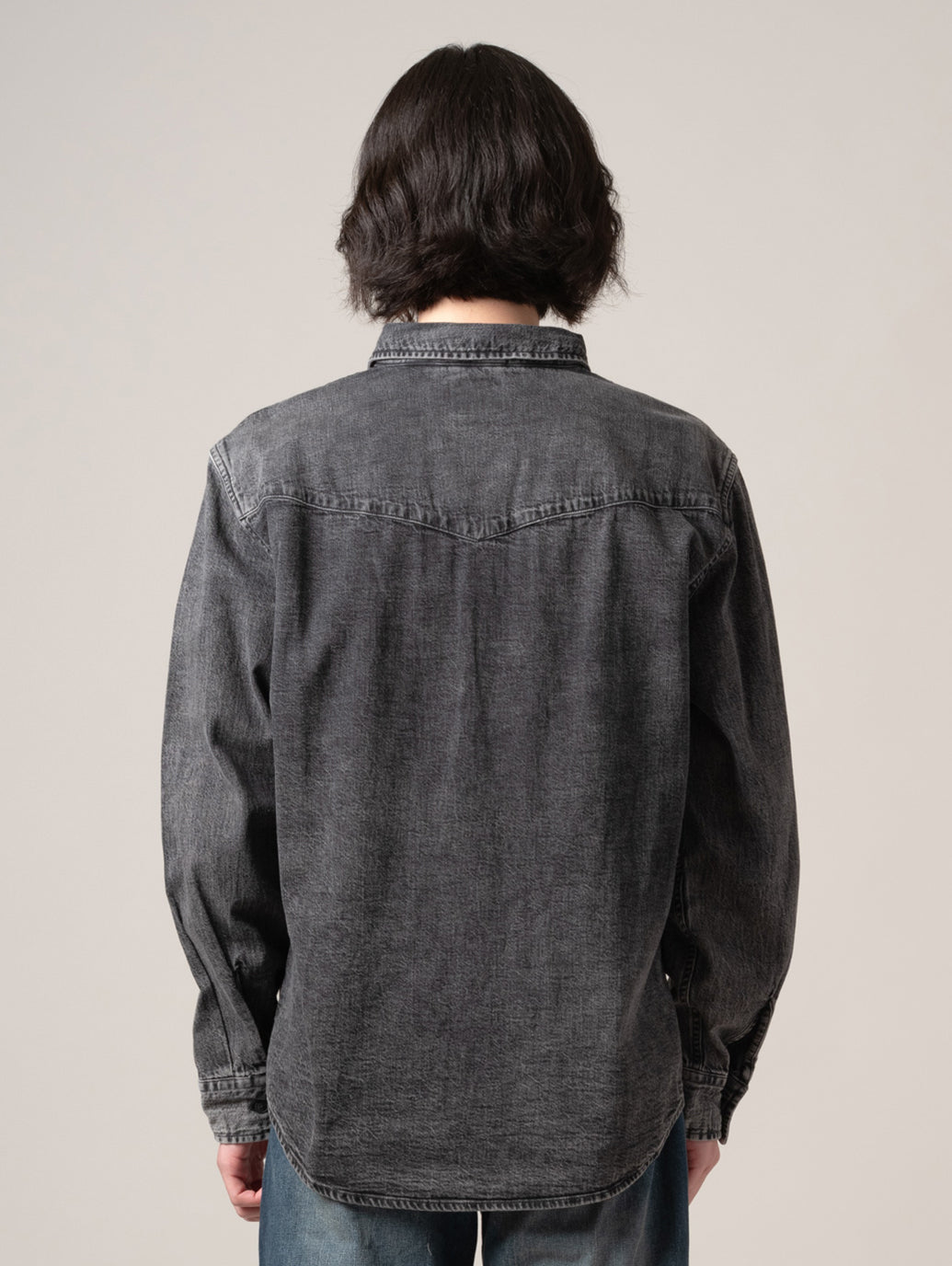 リラックスフィット ウエスタンシャツ