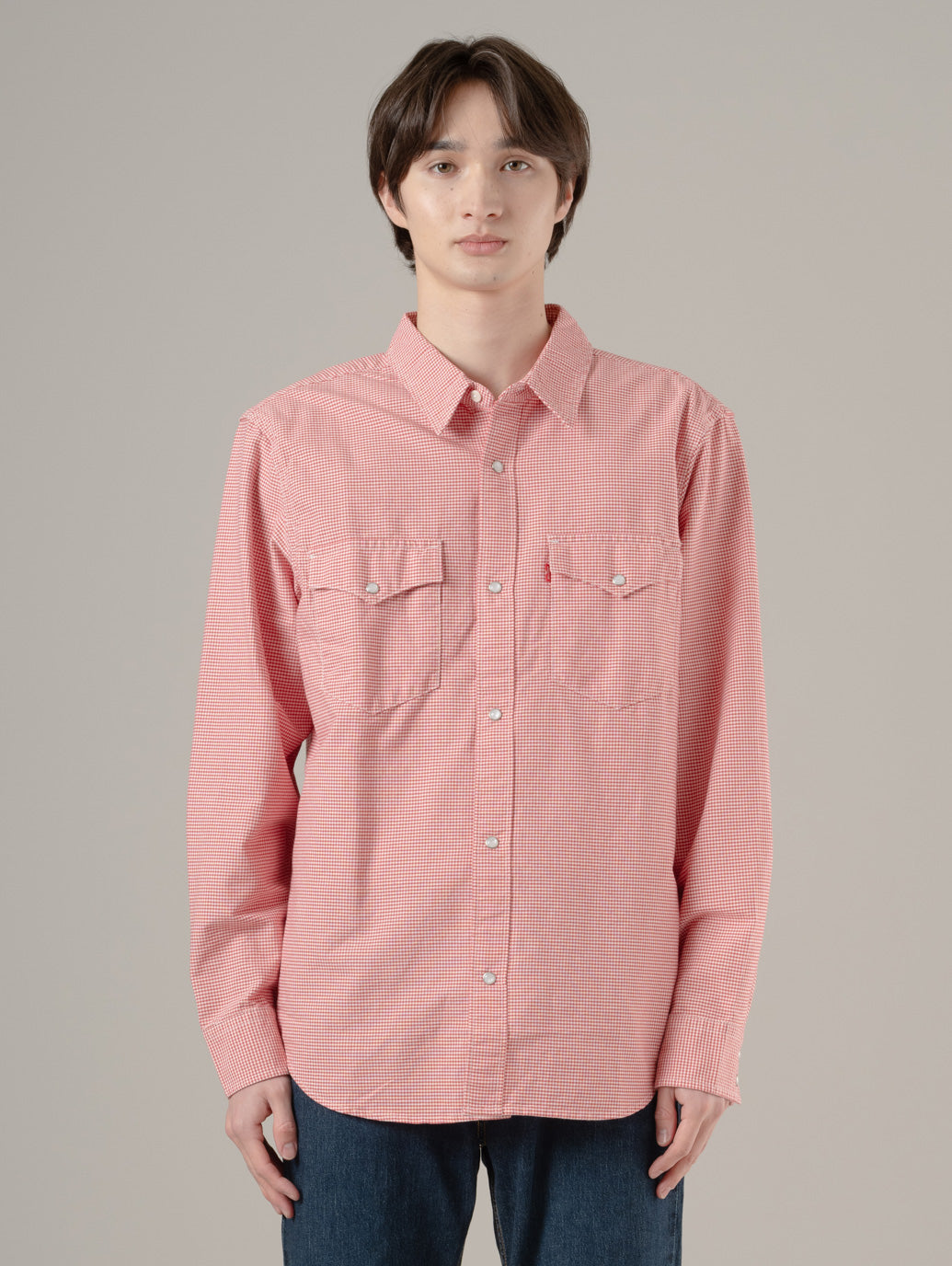 リラックスフィット ウエスタンシャツ