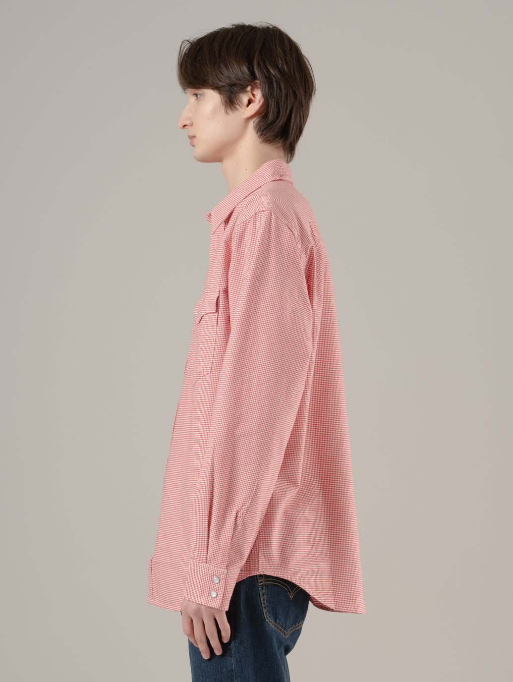 リラックスフィット ウエスタンシャツ