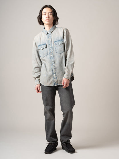 リラックスフィット ウエスタンシャツ