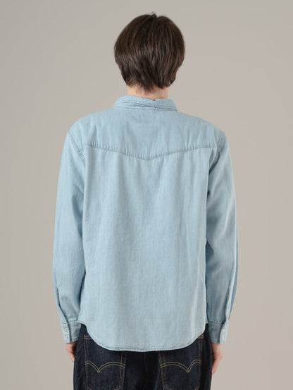 リラックスフィット ウエスタンシャツ