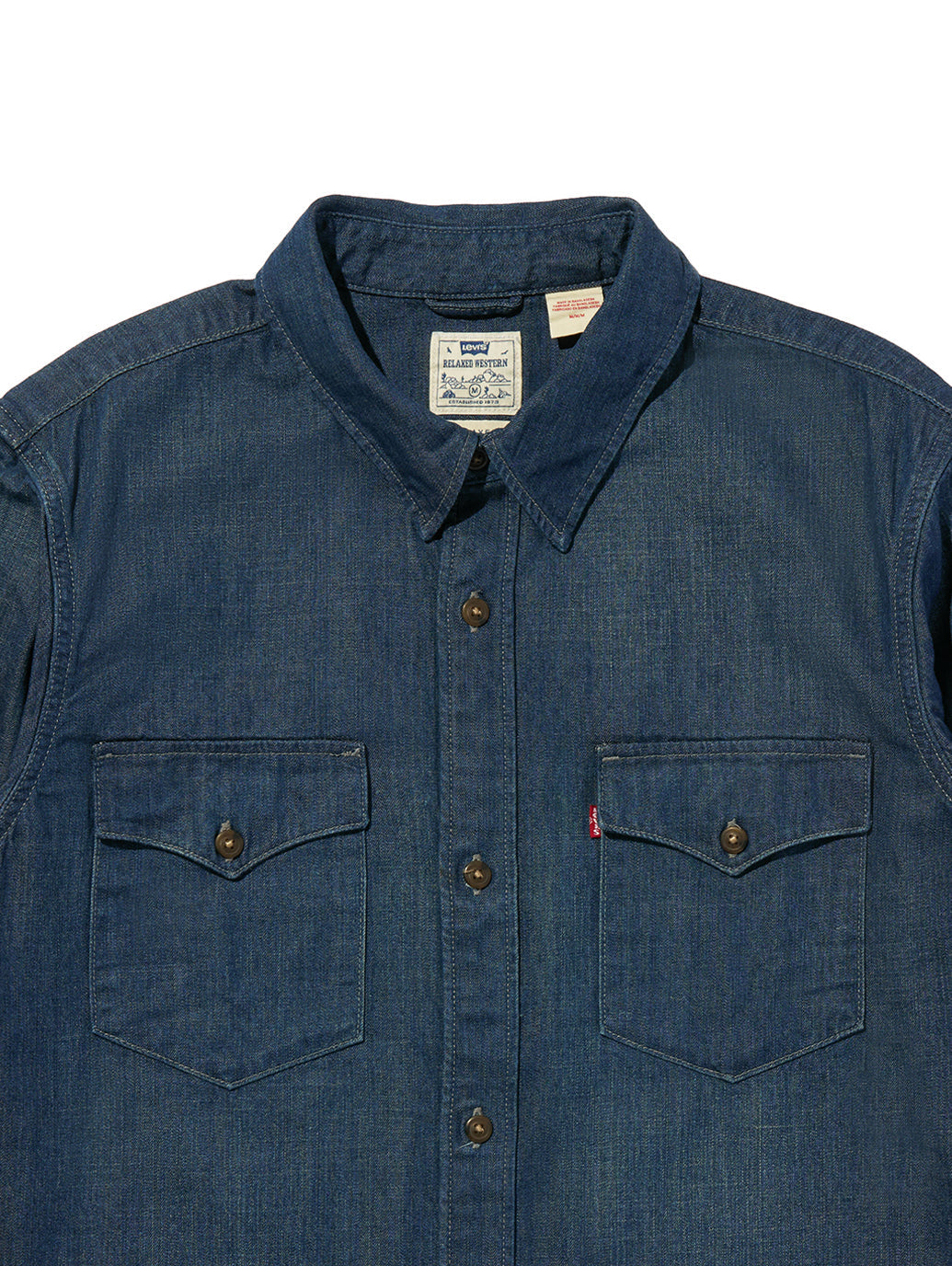 リラックスフィット ウエスタンシャツ