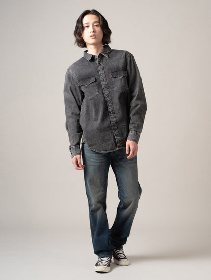 リラックスフィット ウエスタンシャツ