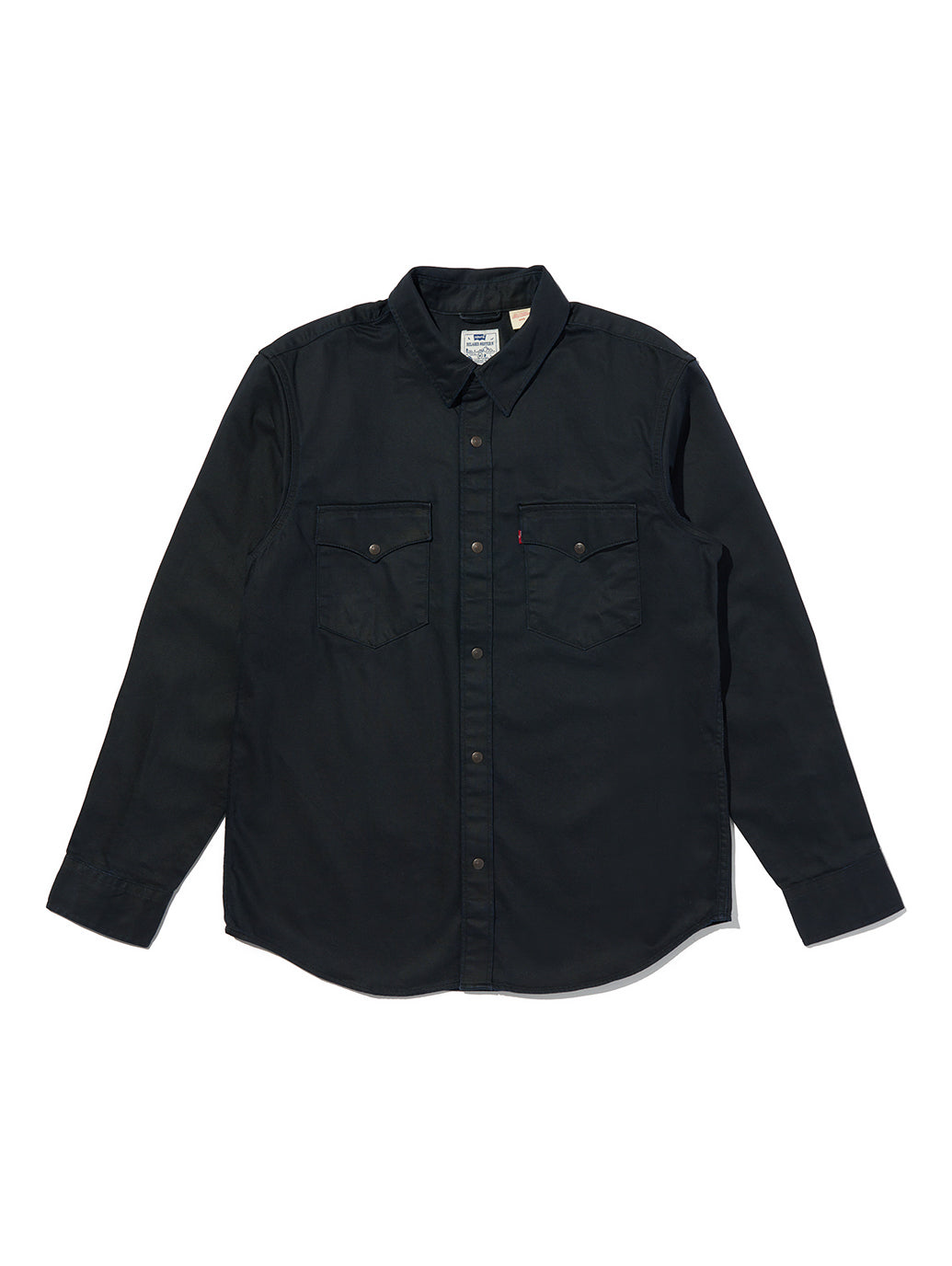 希少ヴィンテージ 本革レザー ウエスタンシャツ ブラック 　フェード fit=scale-down,w=1200