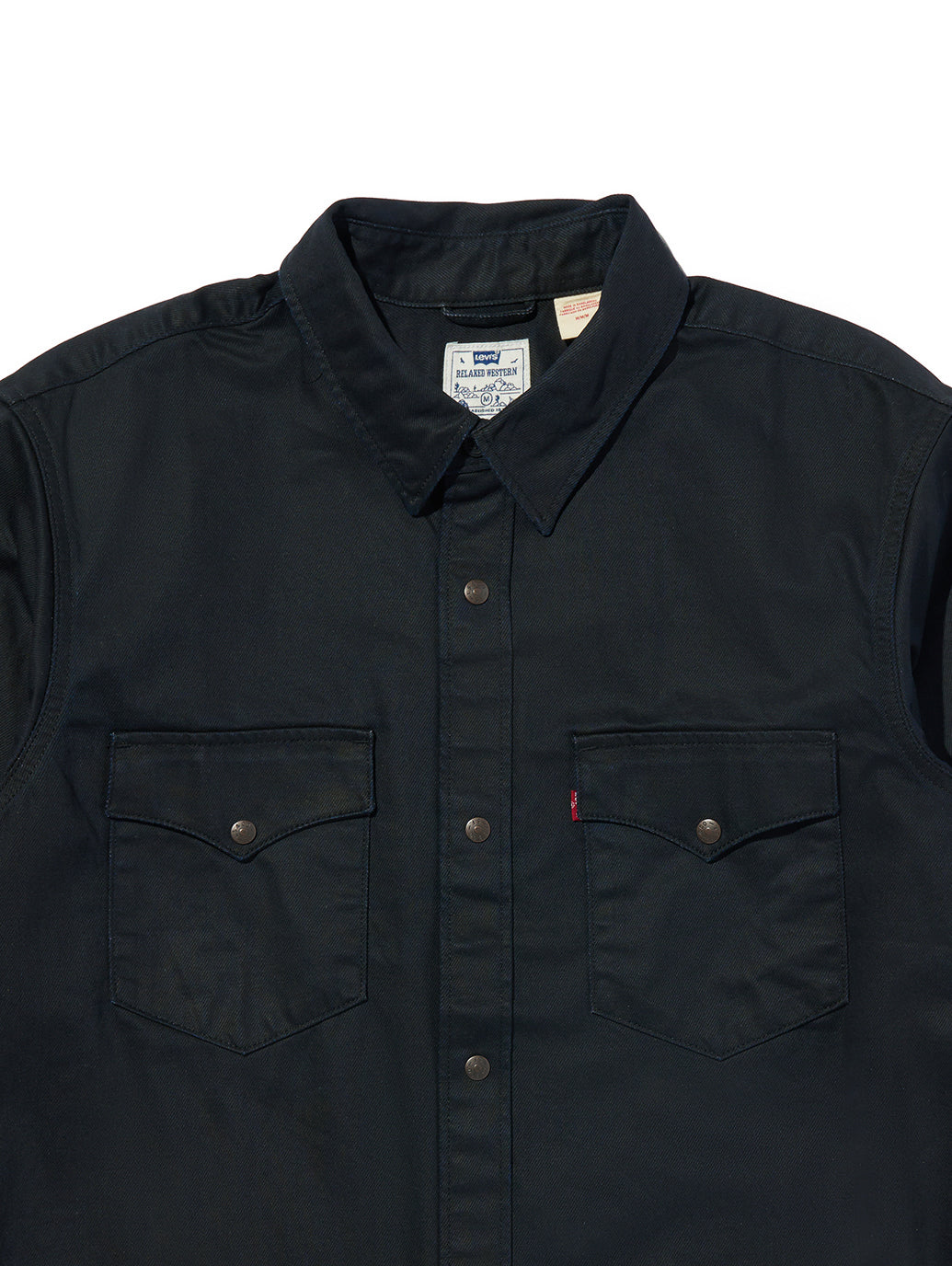 リラックスフィット ウエスタンシャツ