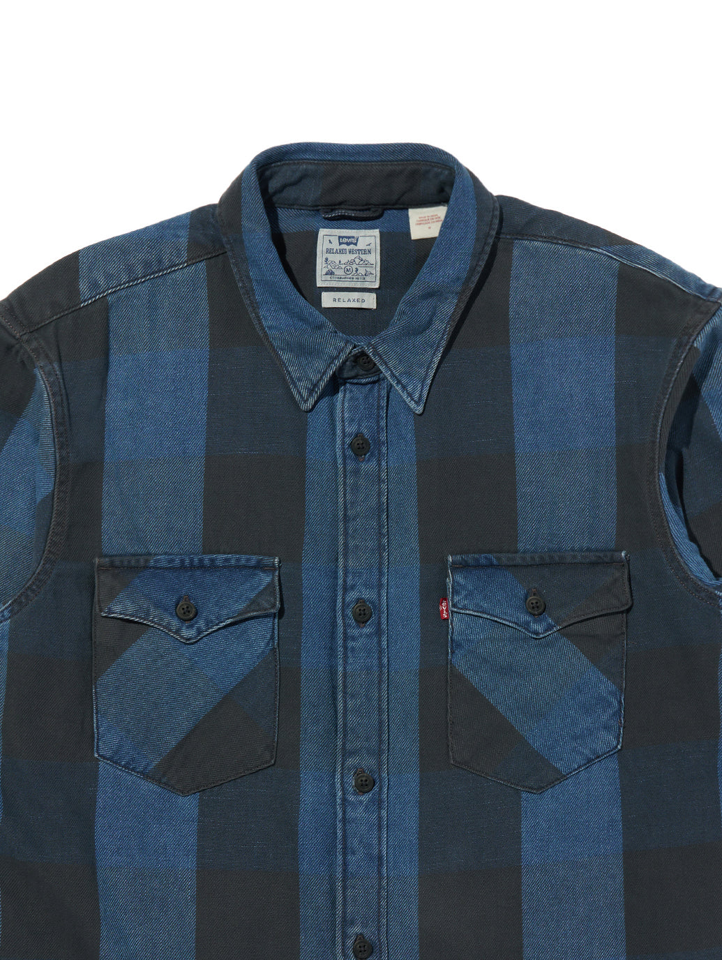 リラックスフィット ウエスタンシャツ