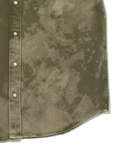 リラックスフィット ウエスタンシャツ