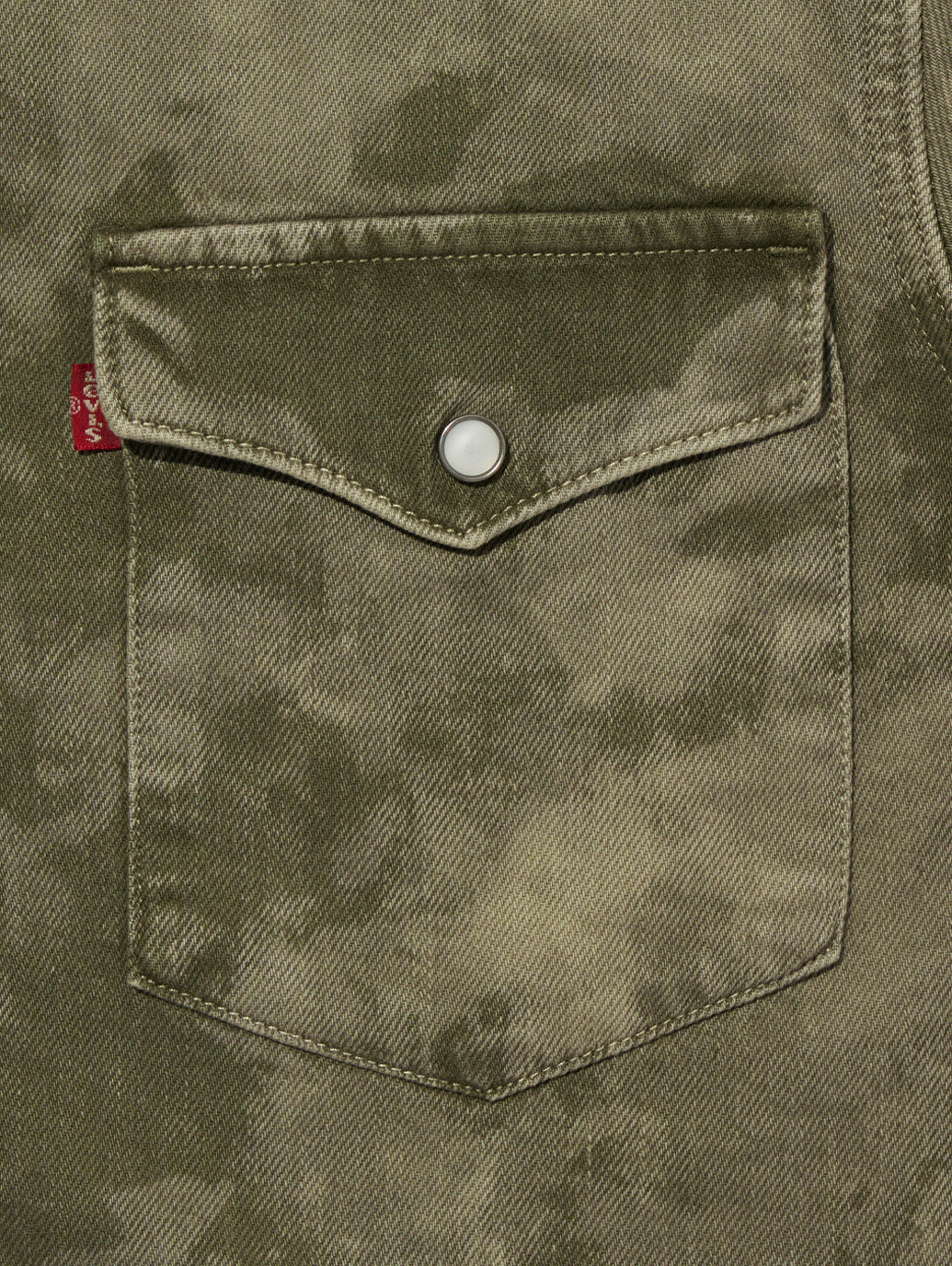 リラックスフィット ウエスタンシャツ