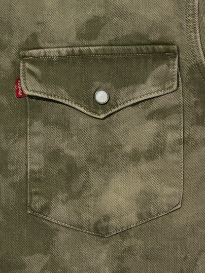 リラックスフィット ウエスタンシャツ