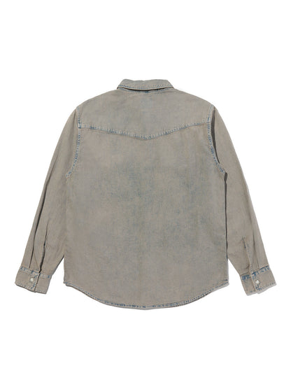 リラックスフィット ウエスタンシャツ