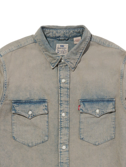 リラックスフィット ウエスタンシャツ