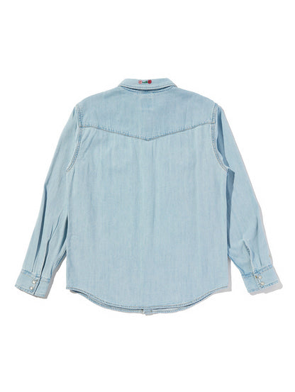 リラックスフィット ウエスタンシャツ