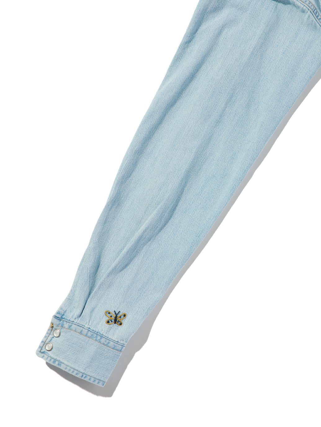 リラックスフィット ウエスタンシャツ