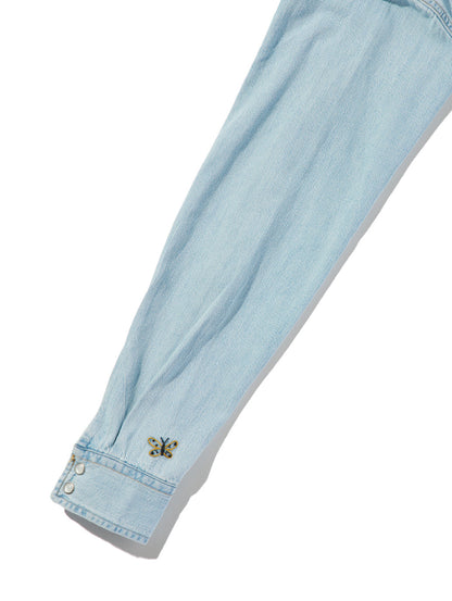 リラックスフィット ウエスタンシャツ