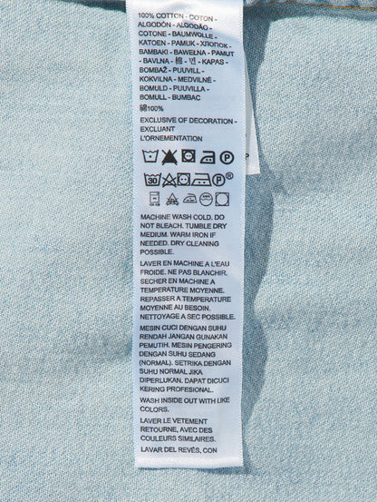 リラックスフィット ウエスタンシャツ