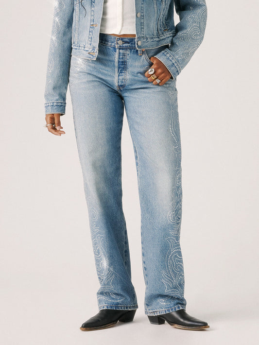 BEYONCE X LEVI’S® 501®'90S ジーンズ ミディアムインディゴ