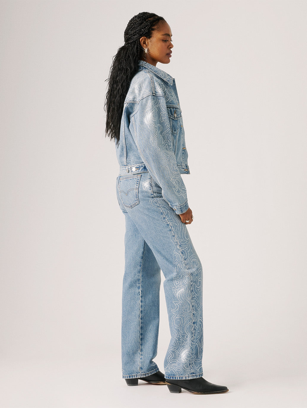 BEYONCE X LEVI’S® 501®'90S ジーンズ ミディアムインディゴ