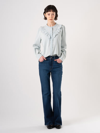 726™ ハイライズフレア ジーンズ ダークインディゴ 