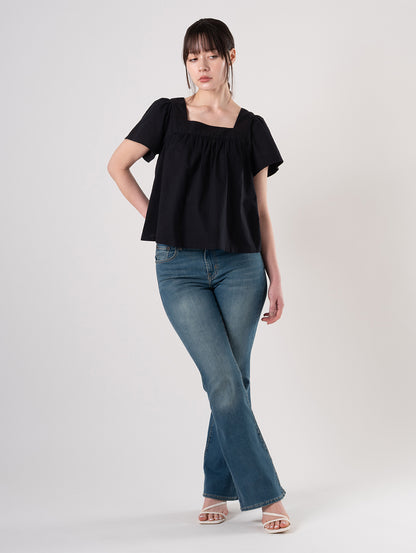 726™ ハイライズフレア ジーンズ ミディアムインディゴ 